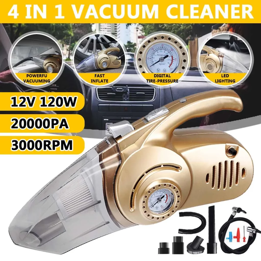 3 in 1 car vacuum cleaner